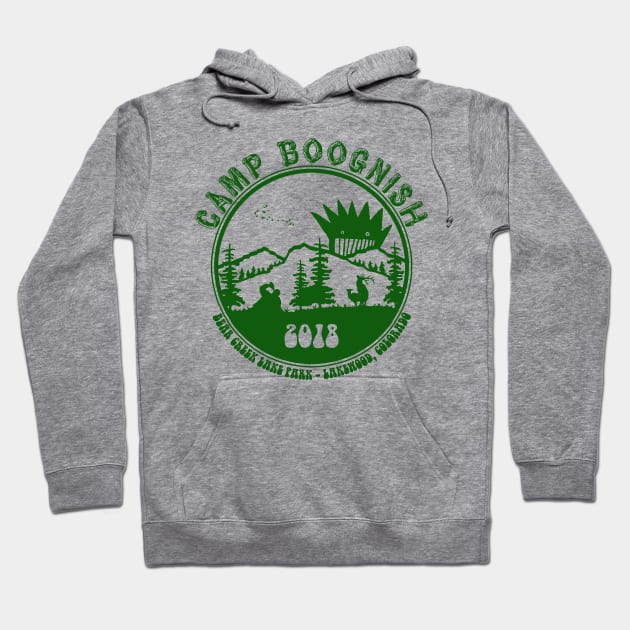 CAMP BOOGNISH (Vintage Green) Hoodie by bradc